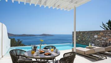 Superior Suite, Private Pool, Sea View (Private Massage Room) | Terrace/patio