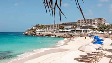 Vlak bij het strand, wit zand