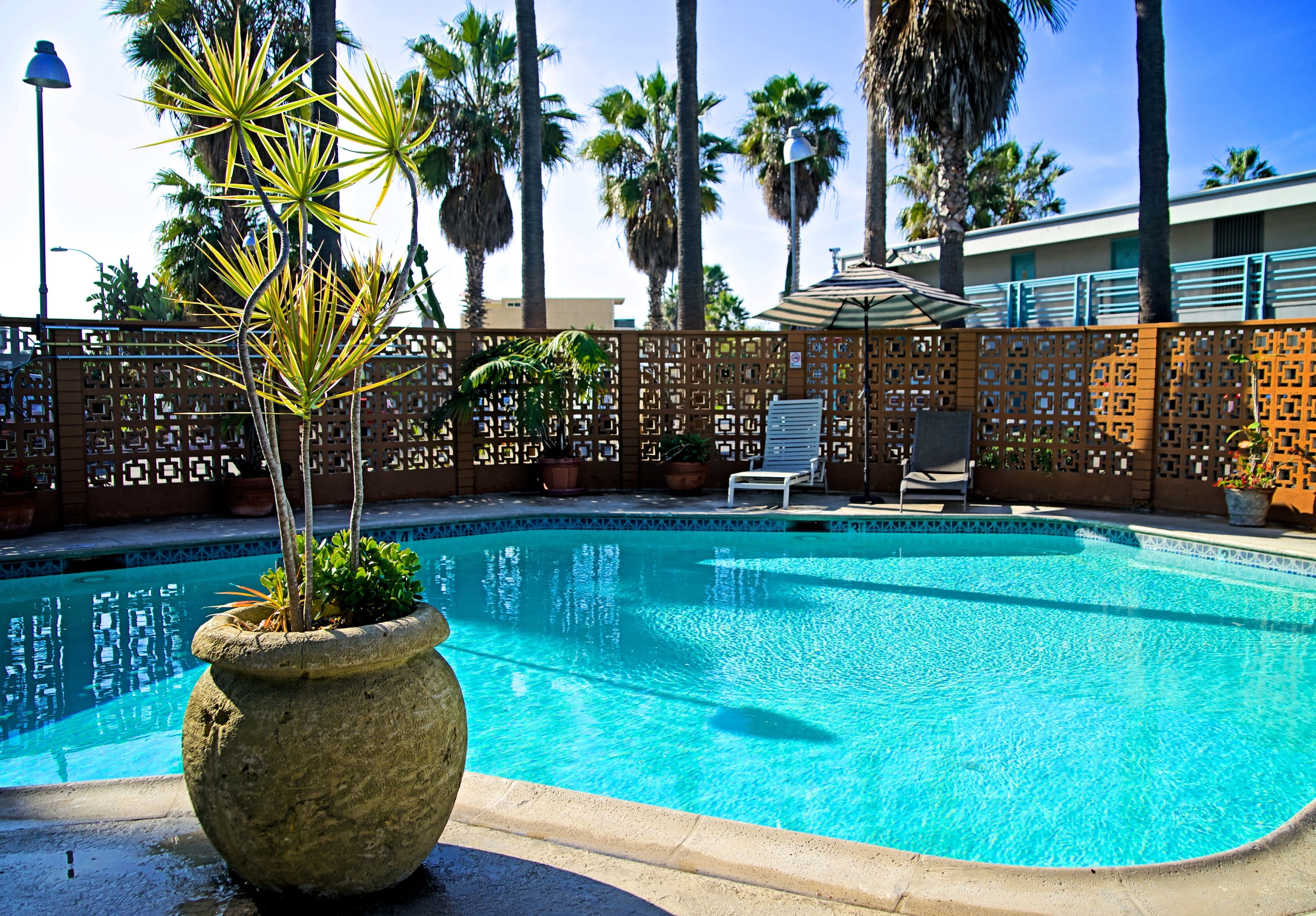 seasonal outdoor pool, a heated pool