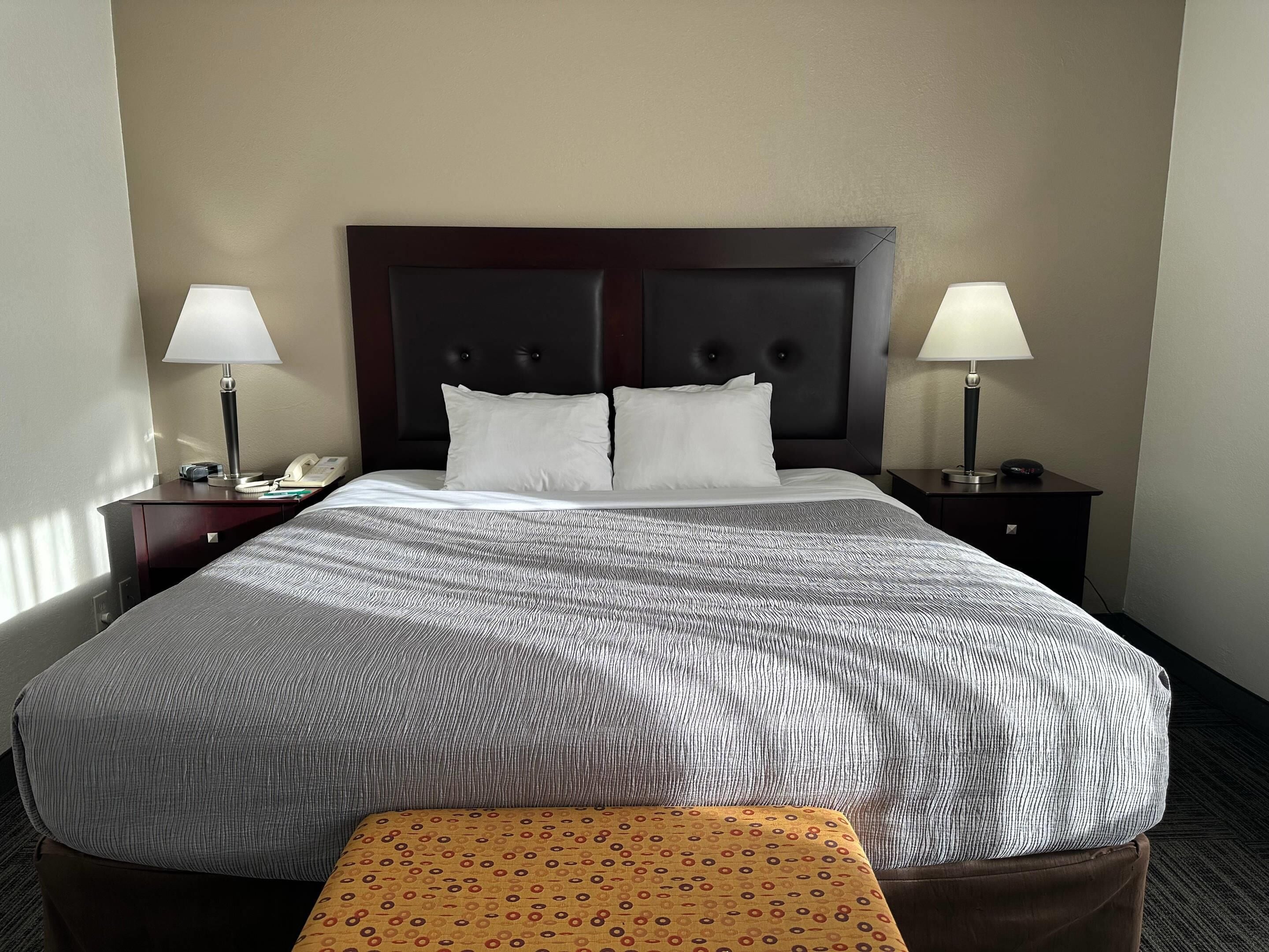 Suite, 1 cama King size, para no fumadores | Camas con pillow-top, escritorio y espacio para trabajar con laptop 