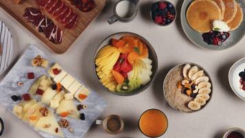 Daily buffet breakfast (EUR 25 per person)