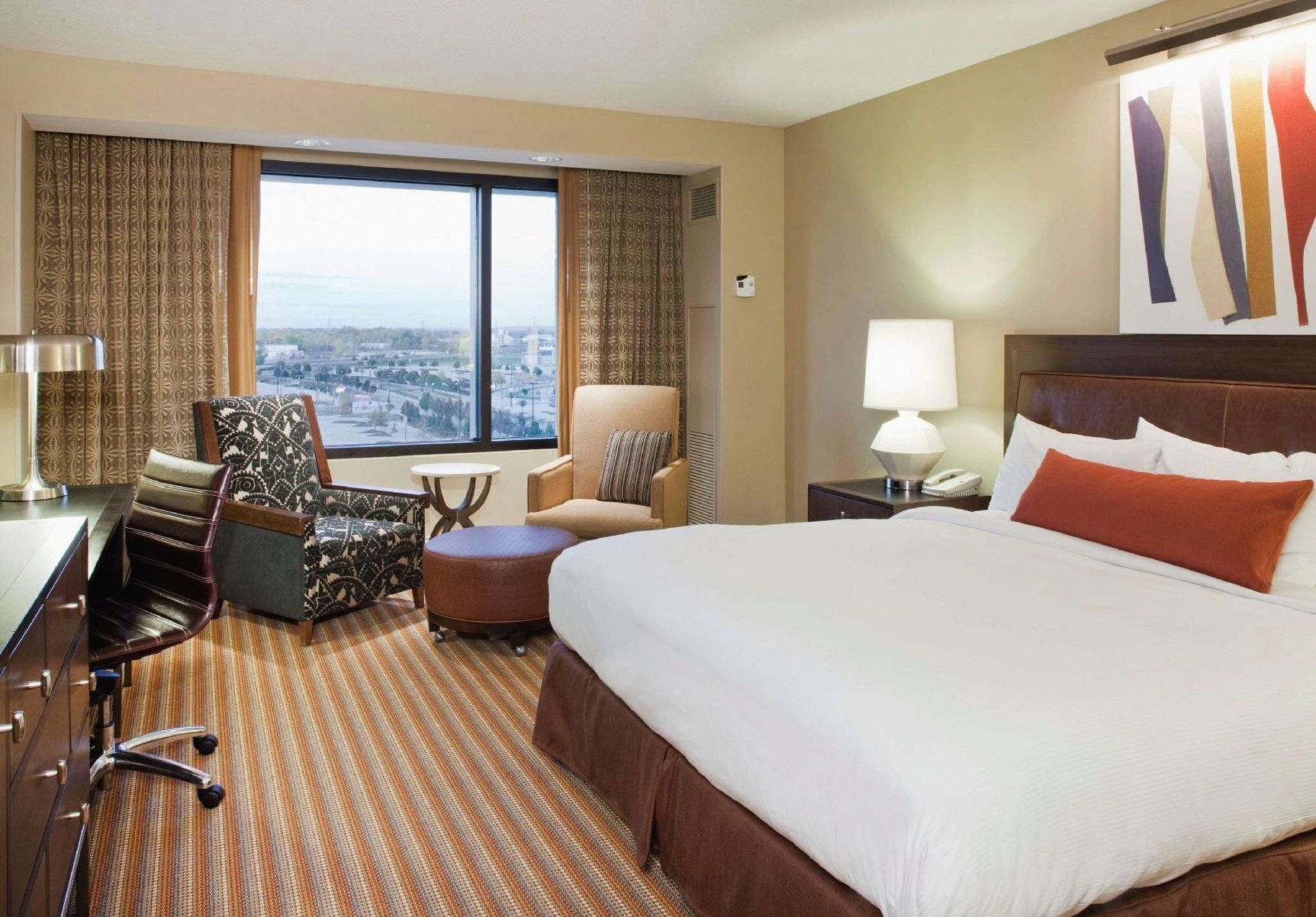 Premium bedding, pillow-top beds, in-room safe, laptop workspace