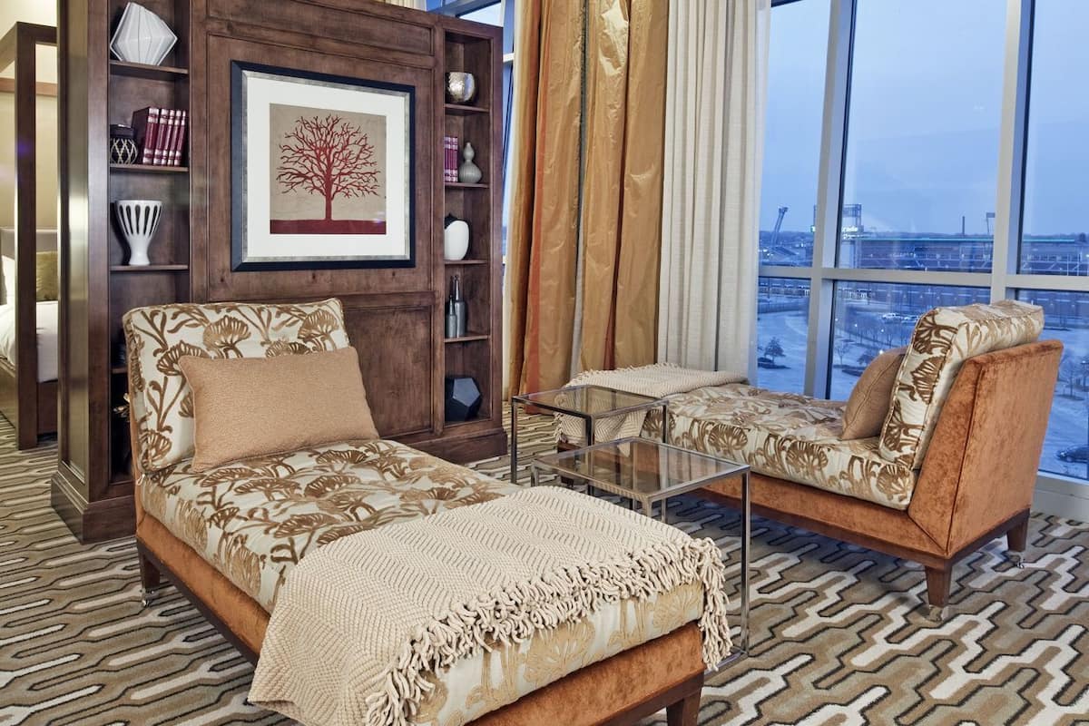 Premium bedding, pillowtop beds, in-room safe, laptop workspace