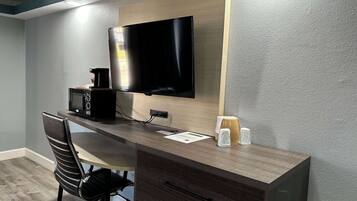 Desk, iron/ironing board, free WiFi, bed sheets