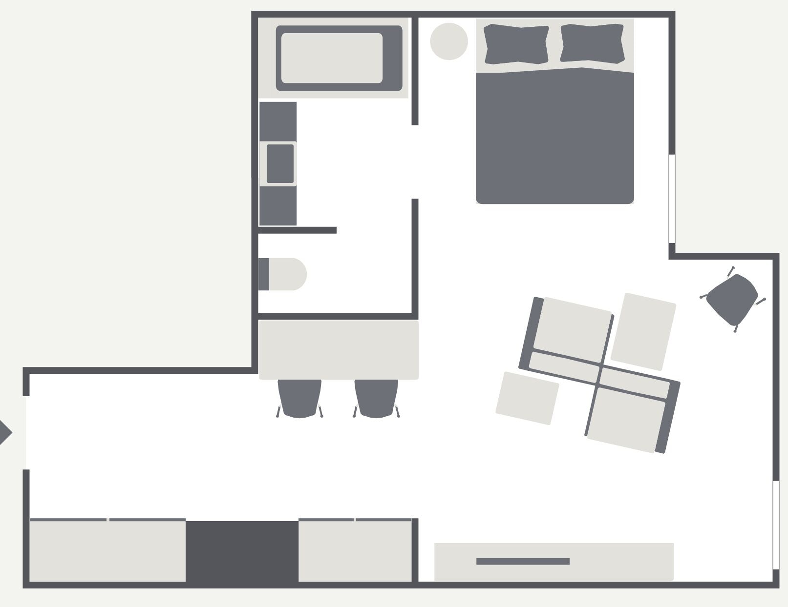 junior suite | floor plan