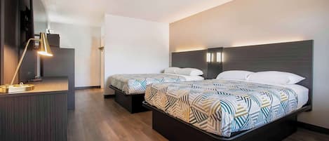 Free WiFi, bed sheets, alarm clocks