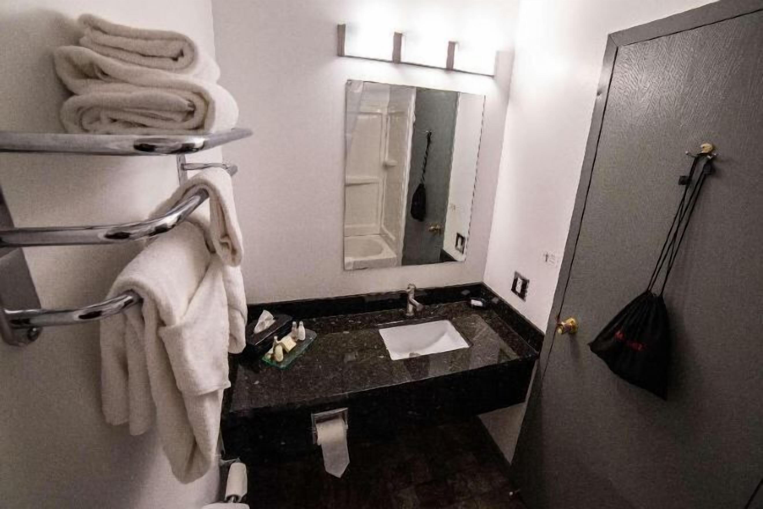 Free toiletries, hair dryer, towels, soap