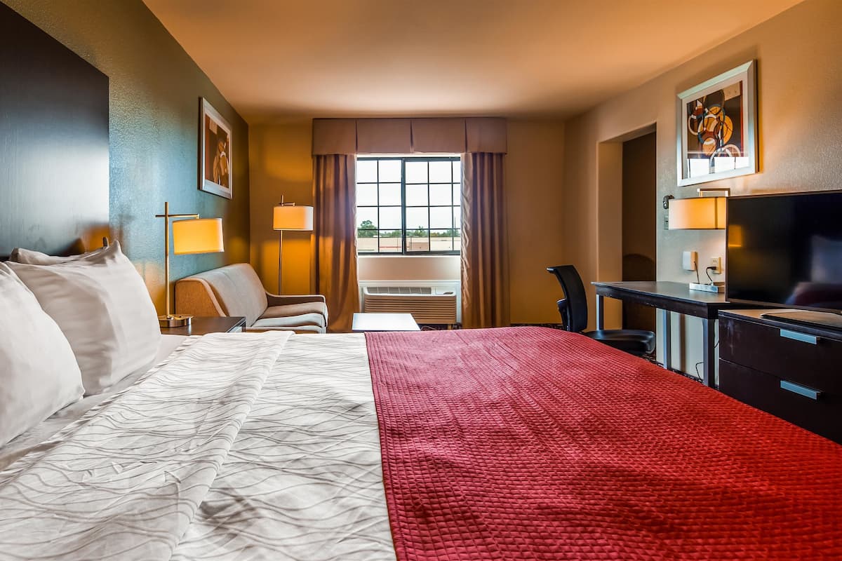Pillow-top beds, in-room safe, iron/ironing board, free cots/infant beds