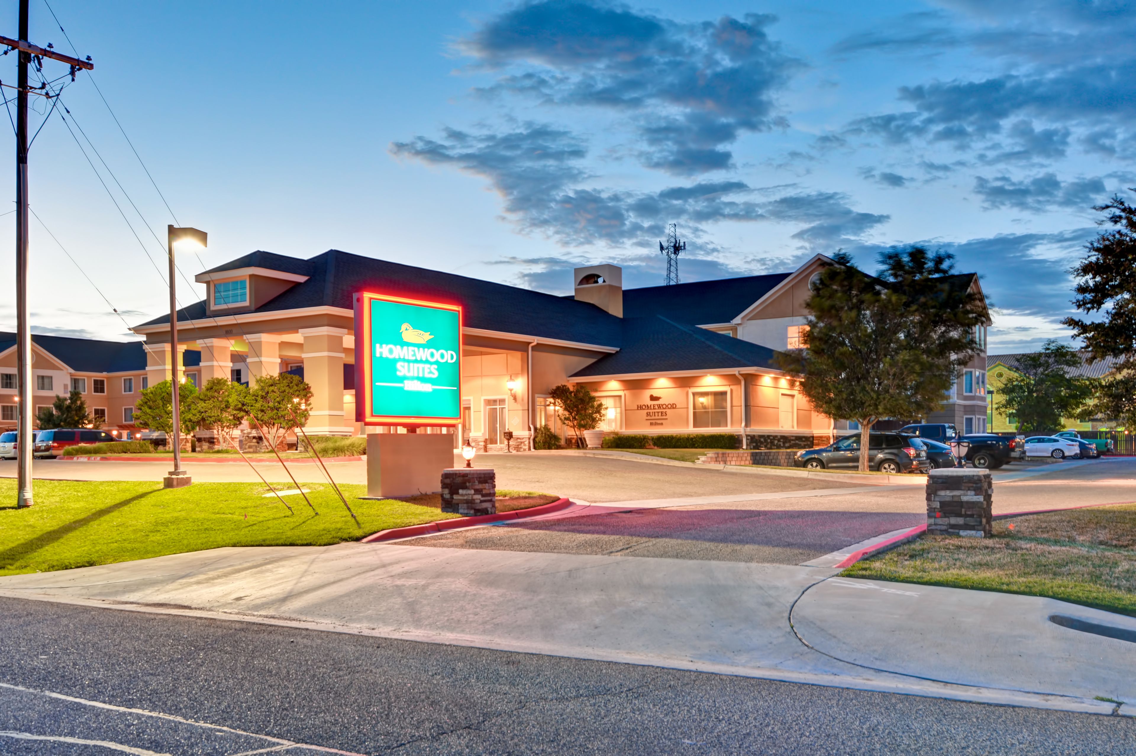 front of property – evening/night