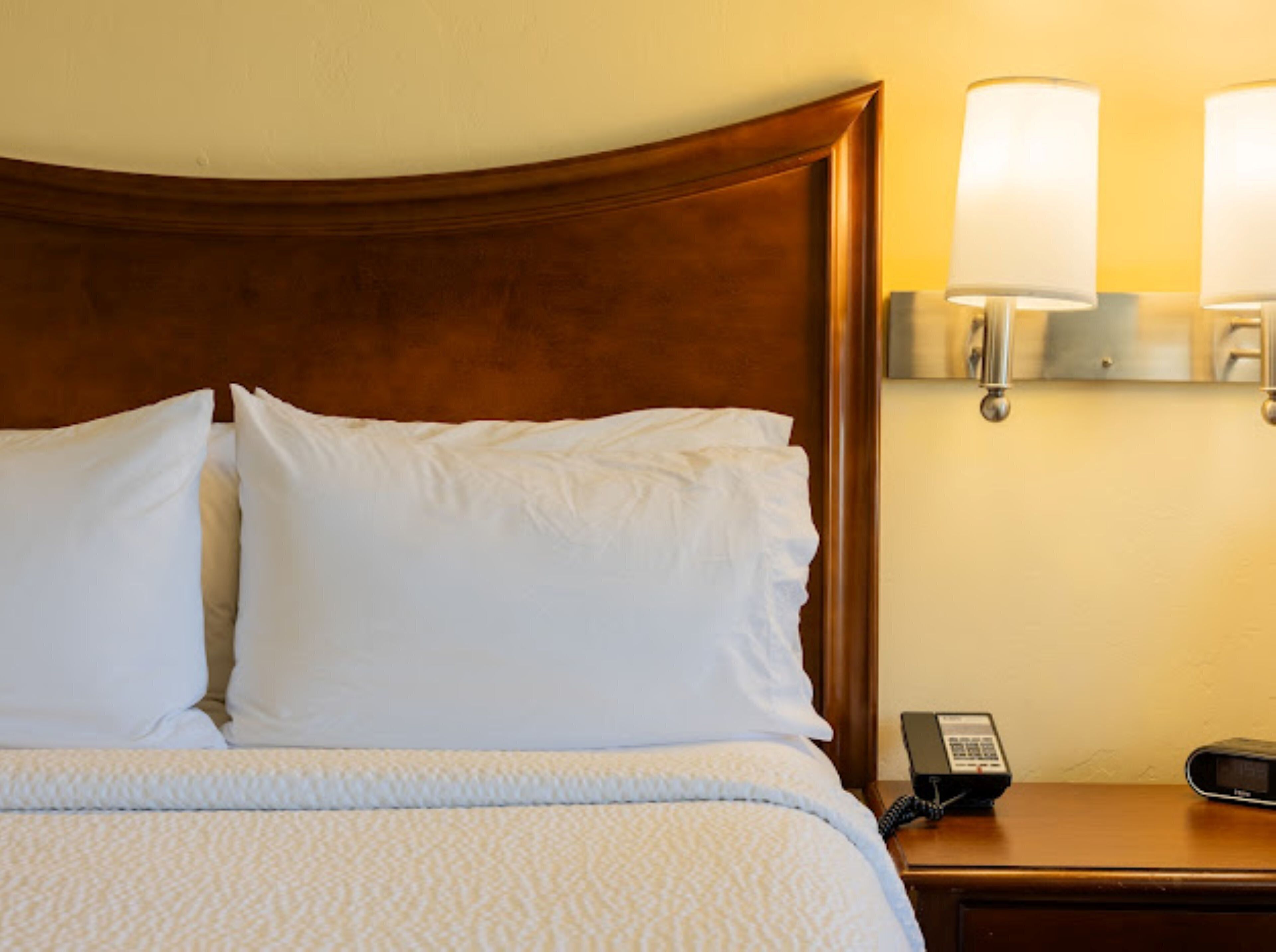 Premium bedding, down comforters, pillowtop beds, minibar