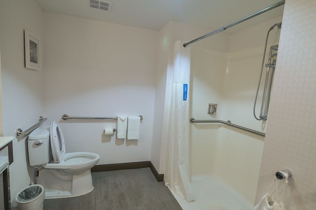 Bathroom | Combined shower/tub, hair dryer, towels