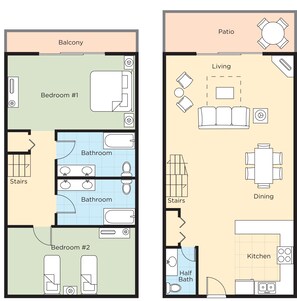 2 bedrooms, minibar, iron/ironing board, free WiFi - Club Wyndham Newport Overlook (Jamestown)