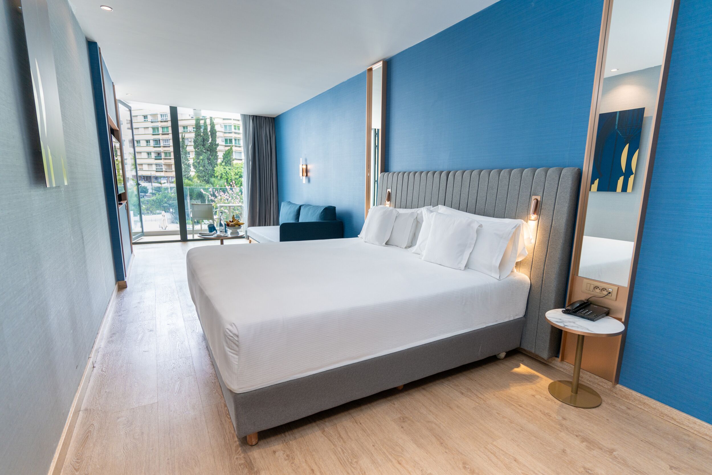 Premium bedding, minibar, in-room safe, desk