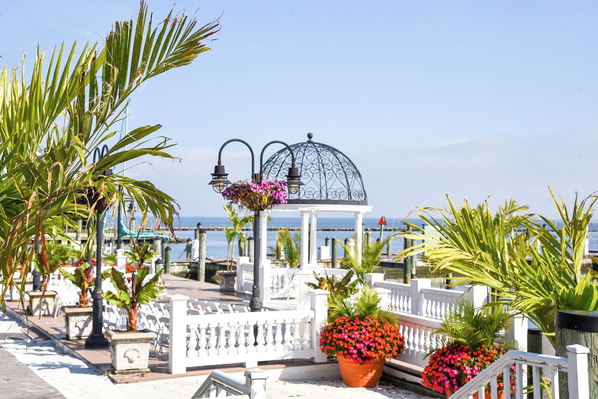 Área de bodas al aire libre