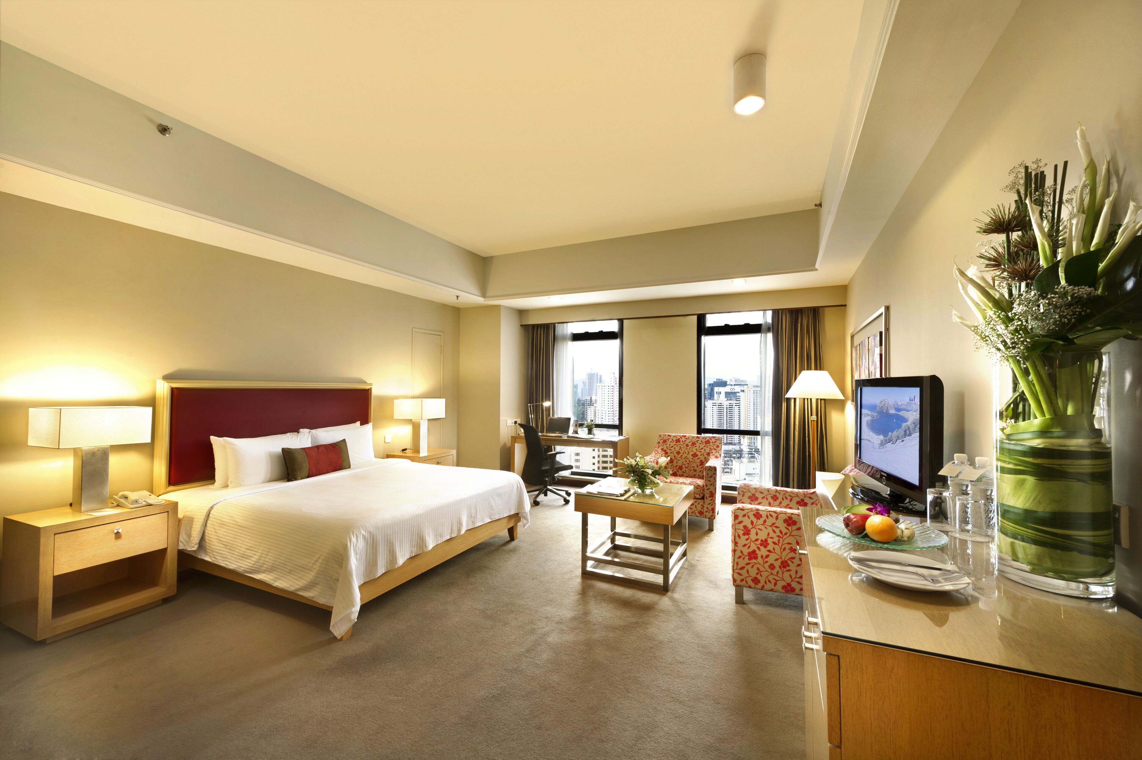 Minibar, in-room safe, desk, blackout curtains