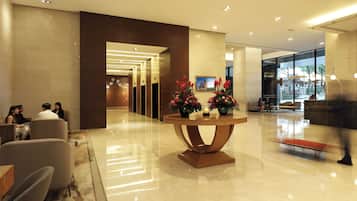 Sala de estar en el lobby