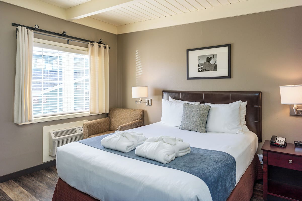 Zimmer, 1 Queen-Bett | Bettwäsche aus ägyptischer Baumwolle, Allergikerbettwaren