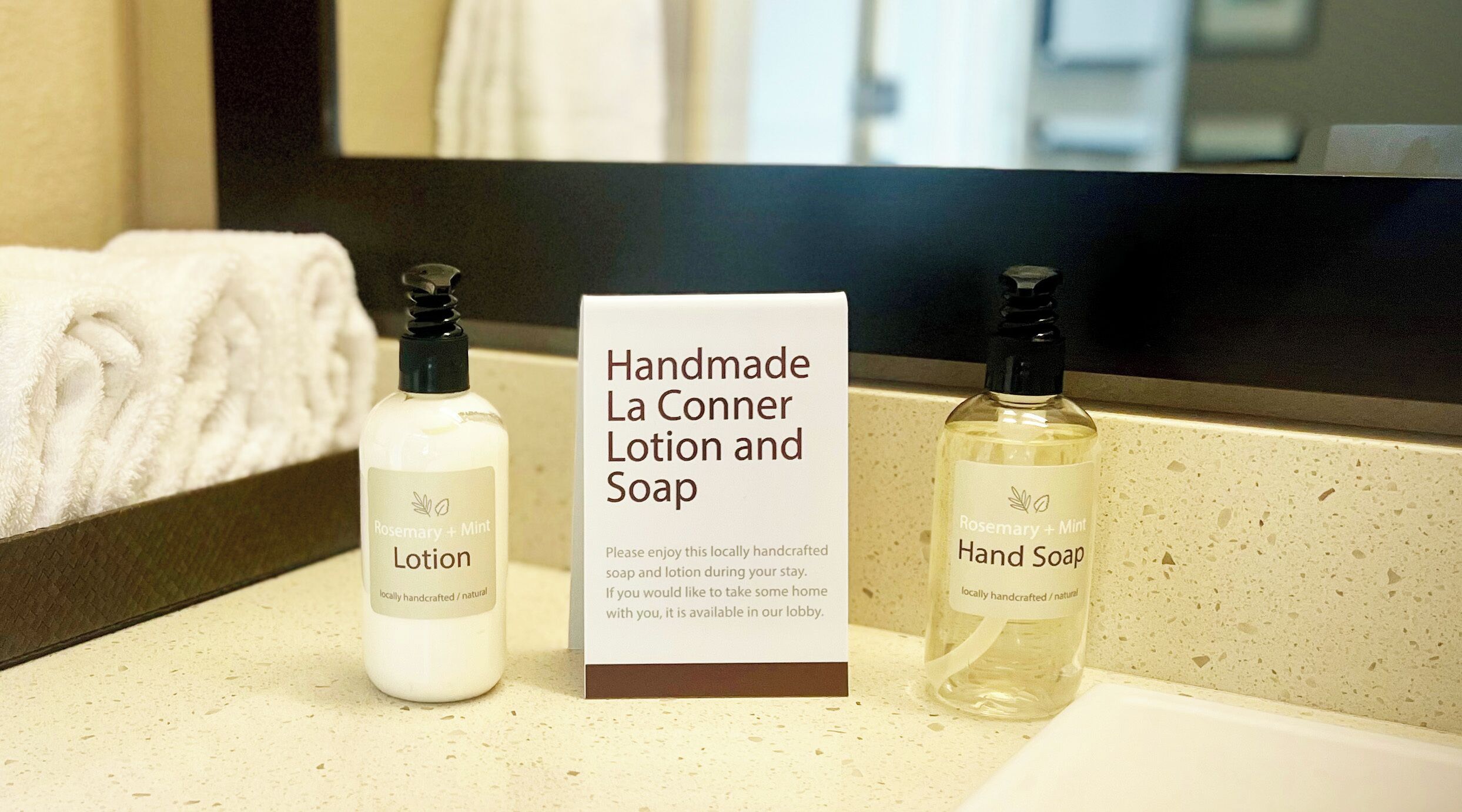 combined shower/bathtub, free toiletries, hair dryer, bathrobes