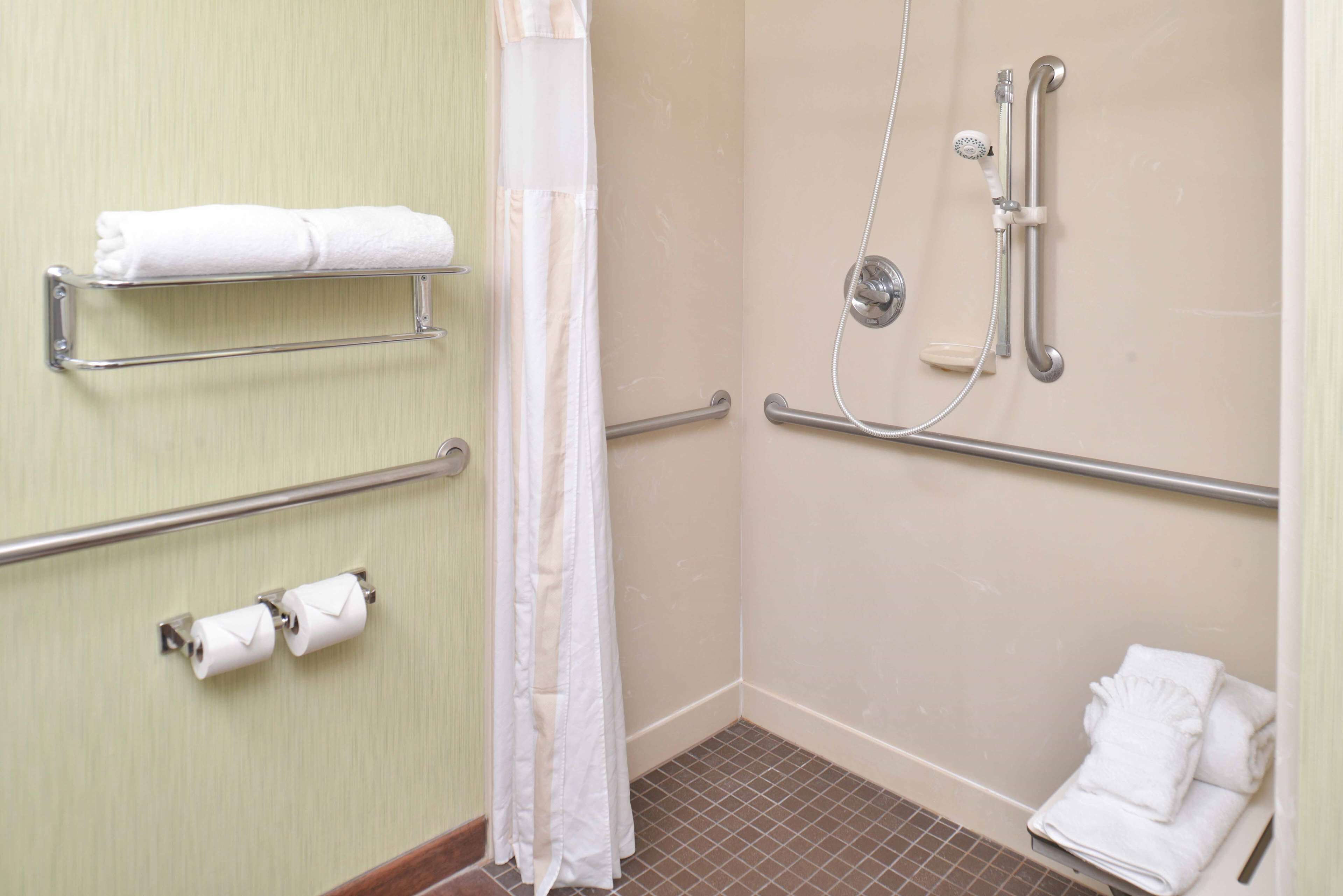room, 1 king bed, accessible | bathroom | combined shower/bathtub, free toiletries, hair dryer, bathrobes