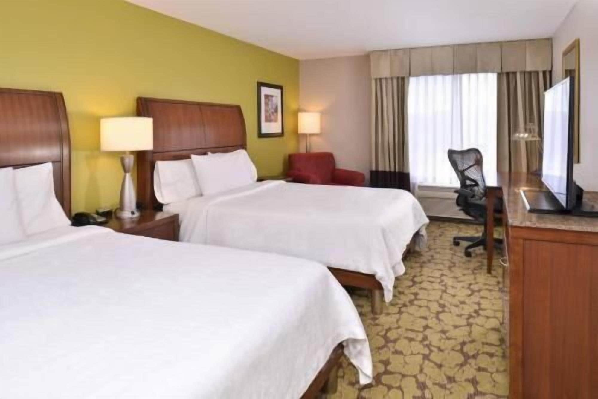 Down comforters, Select Comfort beds, in-room safe, desk