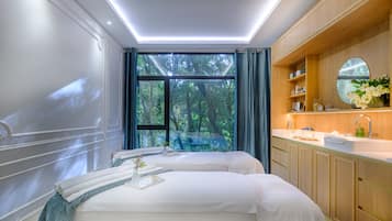 Espace de soins pour les couples, sauna, hammam, soins corporels