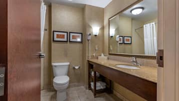 In-room safe, desk, blackout curtains, iron/ironing board