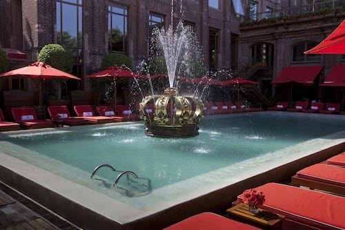 Outdoor pool, free cabanas