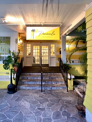 Majoituspaikan julkisivu