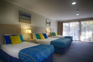 Premium bedding, down duvets, minibar, in-room safe