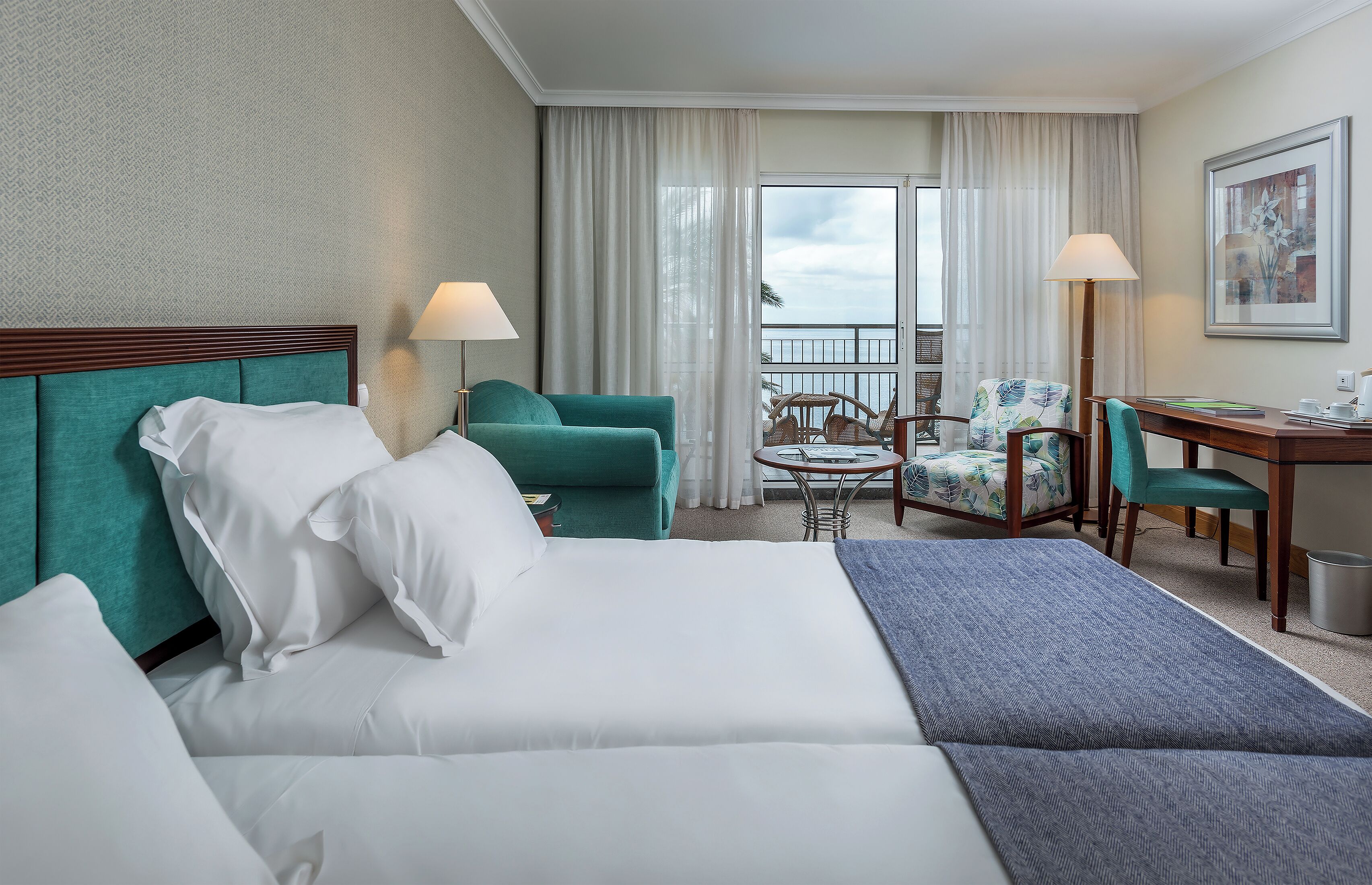 superior room, sea view | hypo-allergenic bedding, in-room safe, desk, blackout curtains