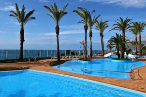 Indoor pool, outdoor pool