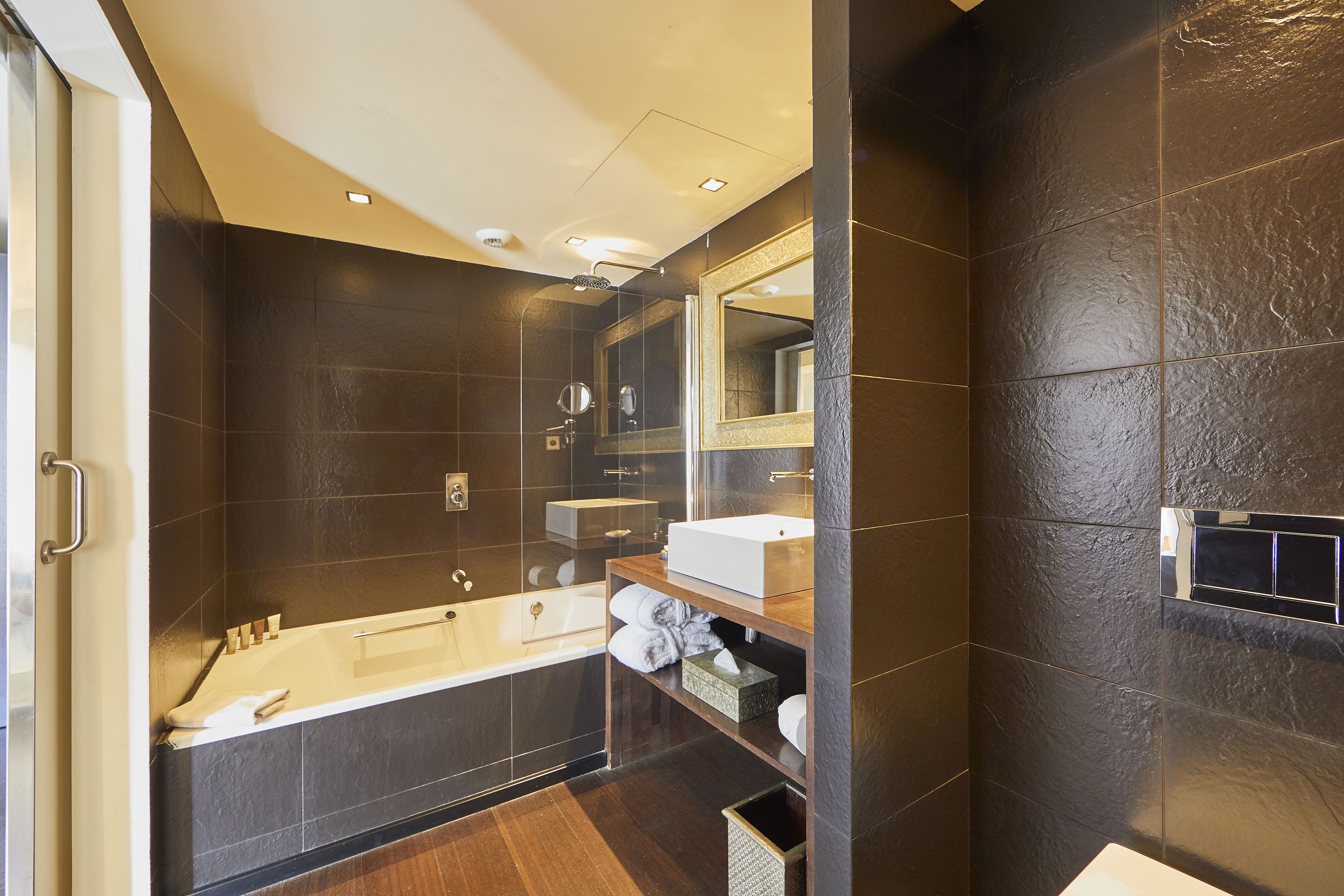 purobeach-superior suite | bathroom | free toiletries, hair dryer, slippers, towels