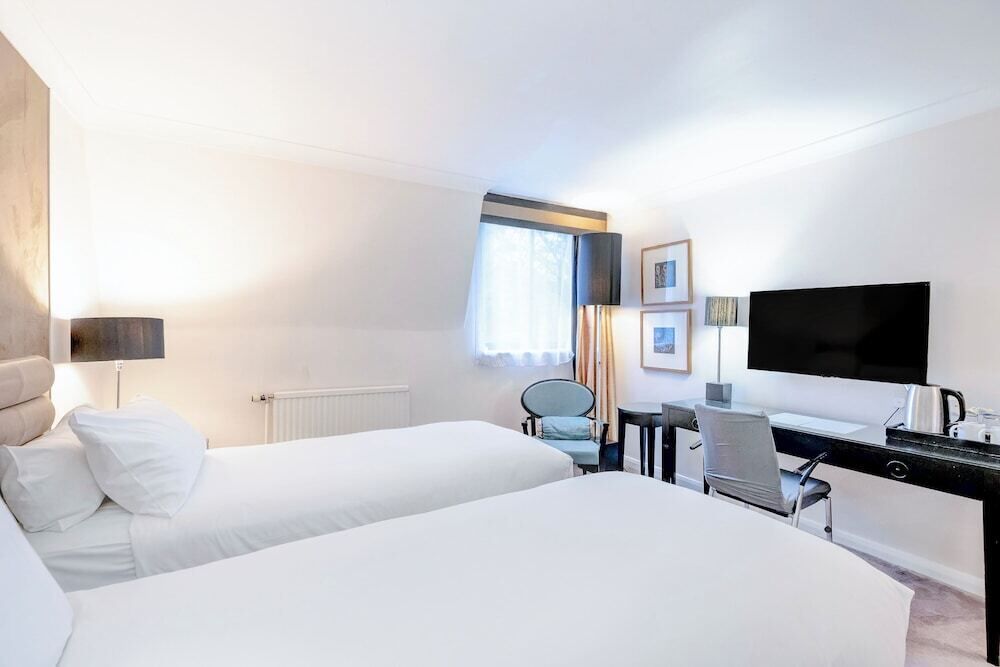In-room safe, desk, laptop workspace, blackout curtains