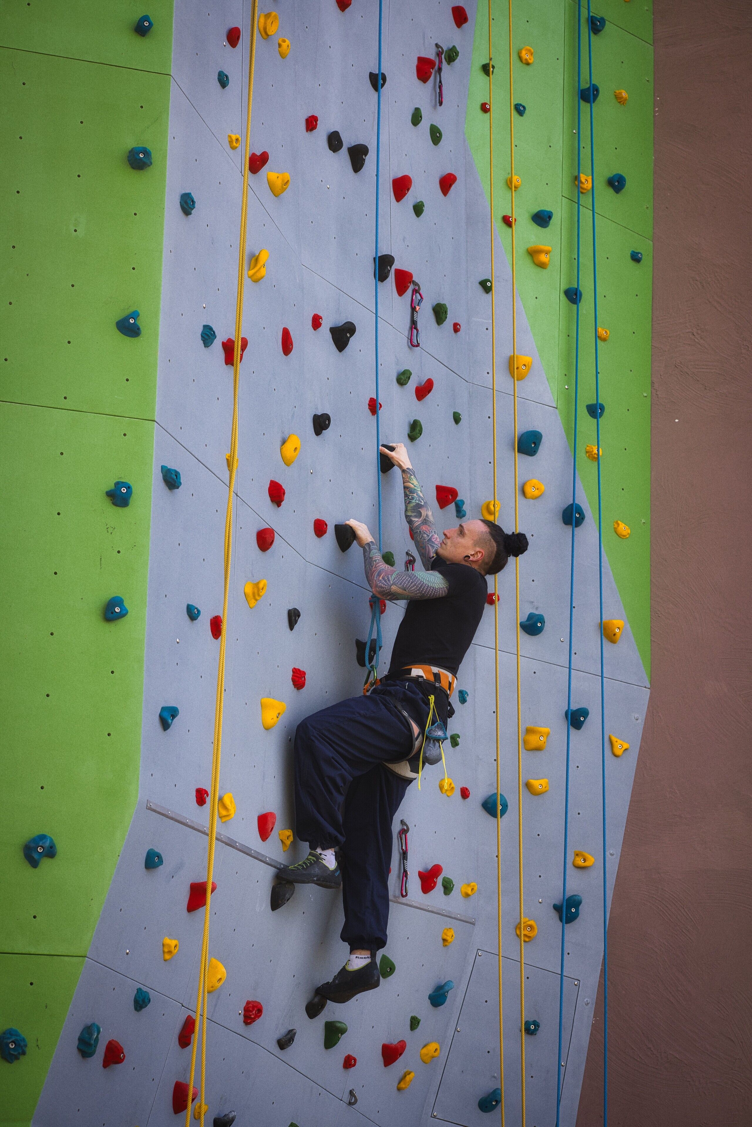 outdoor rock climbing