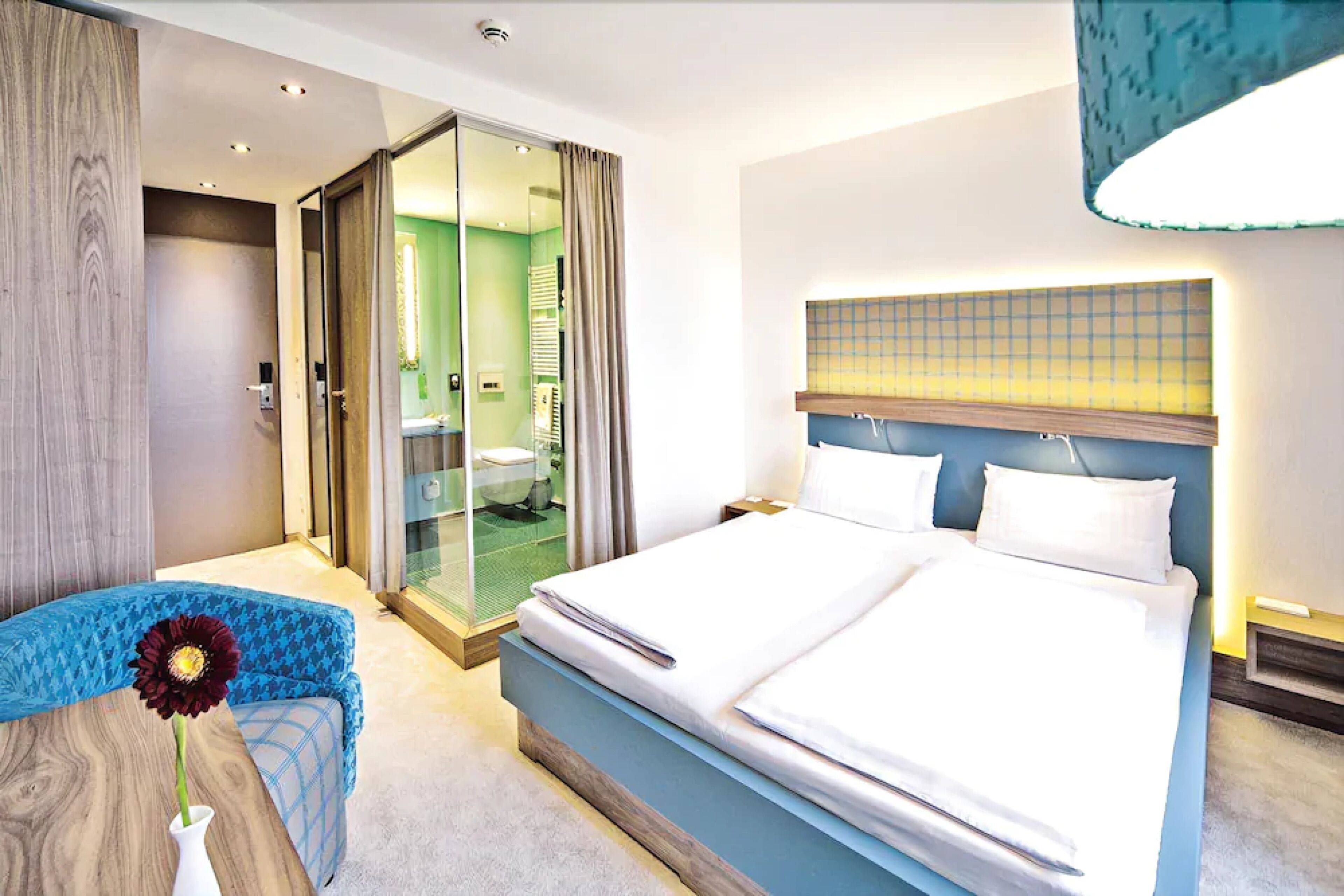 free toiletries, hair dryer, bathrobes, slippers