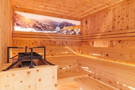 Sauna, body treatments, hot stone massages, sports massages, body scrubs