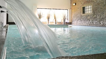 Indoor pool, seasonal outdoor pool