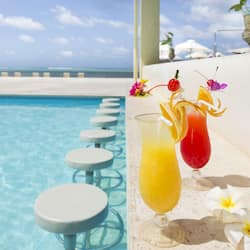 Poolside bar