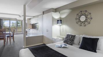 Individually decorated, desk, blackout curtains, soundproofing