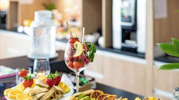 Daily buffet breakfast for a fee