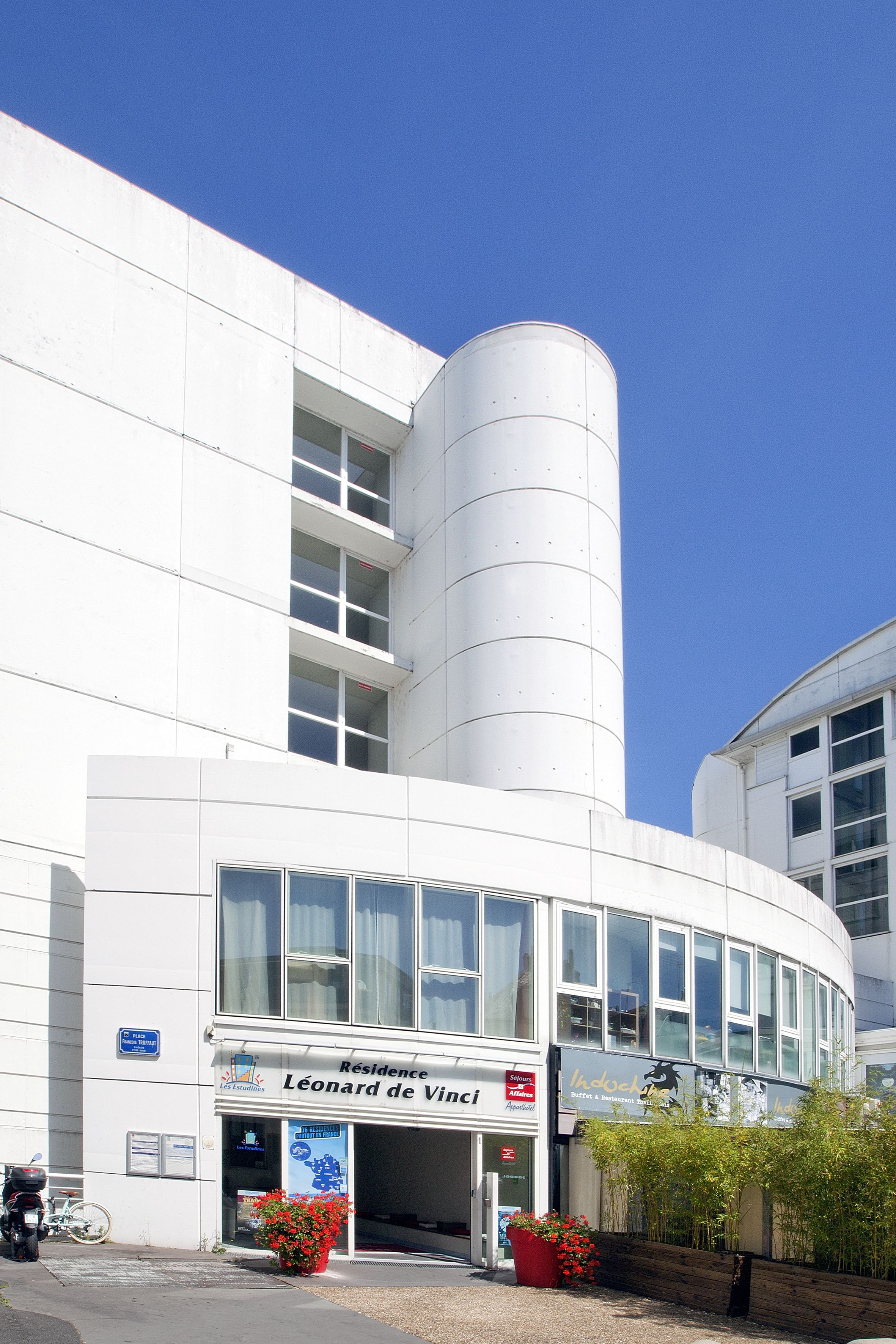 Voorkant van accommodatie