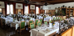 Daily buffet breakfast (CHF 18 per person)