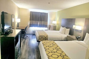 Room, 2 Queen Beds, Non Smoking | Desk, blackout drapes, iron/ironing board, free cribs/infant beds