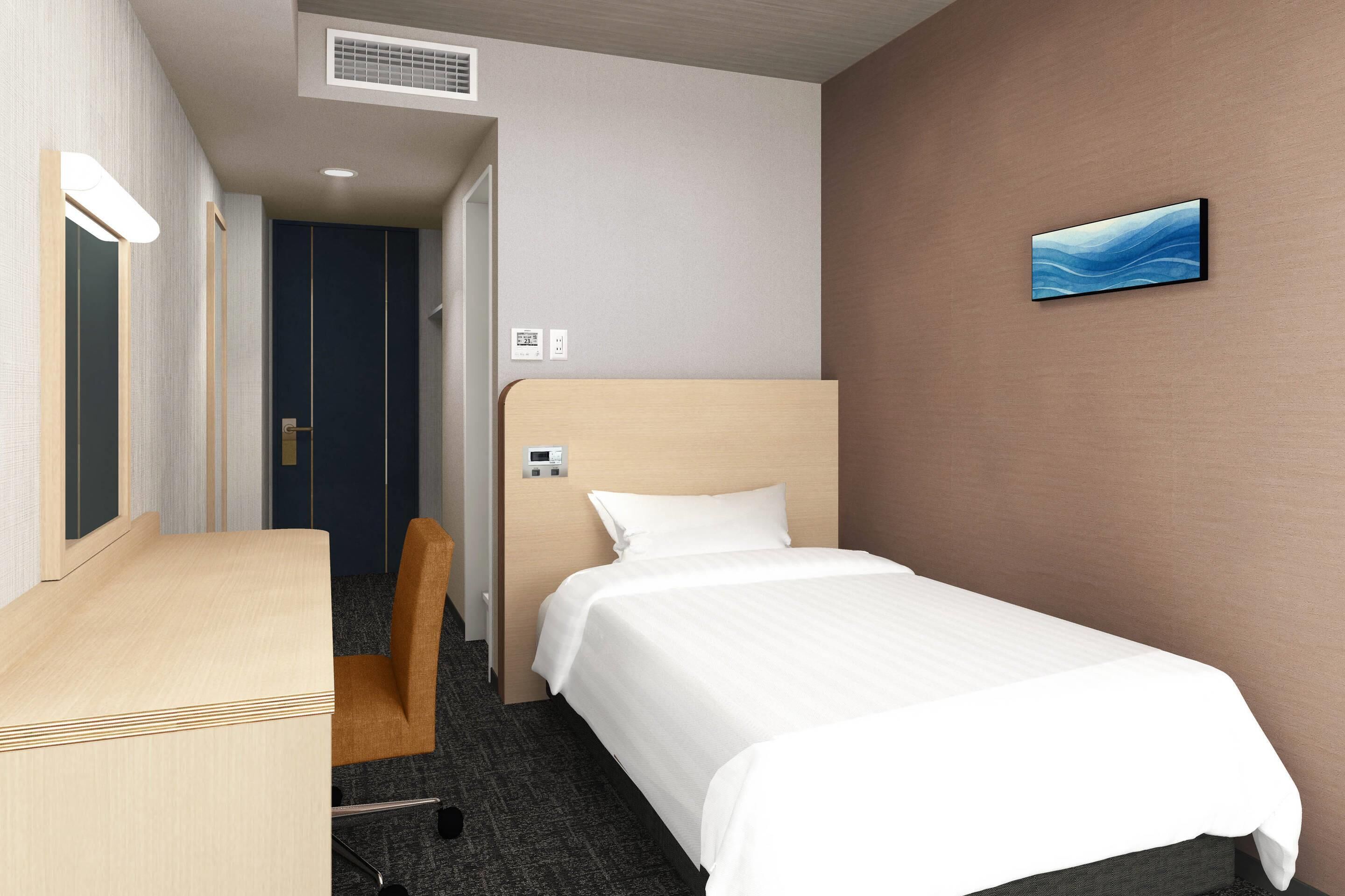 Standard Single Room, 1 Twin Bed, Non Smoking | Premium bedding, desk, blackout drapes, iron/ironing board