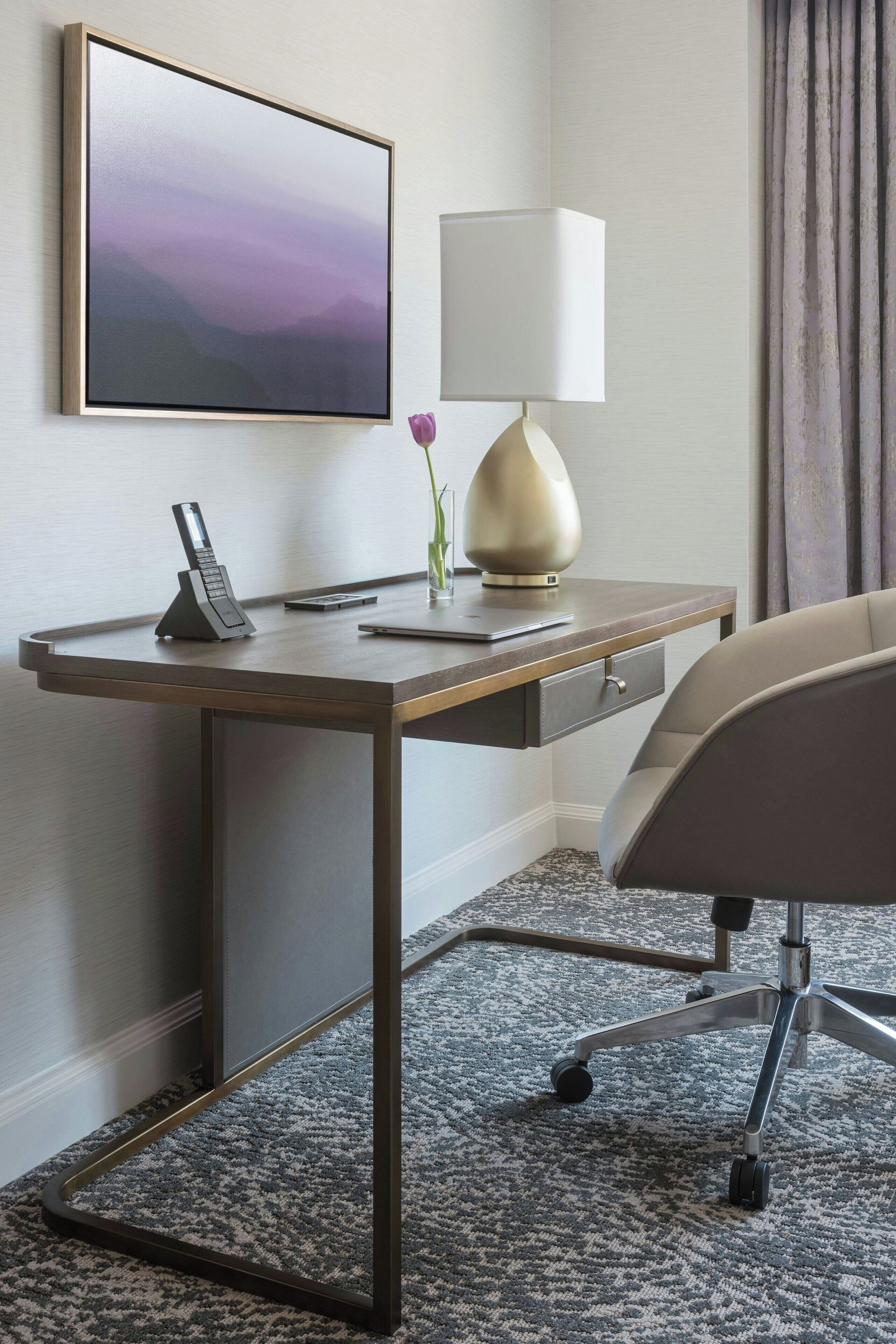 hypo-allergenic bedding, pillow-top beds, minibar, in-room safe