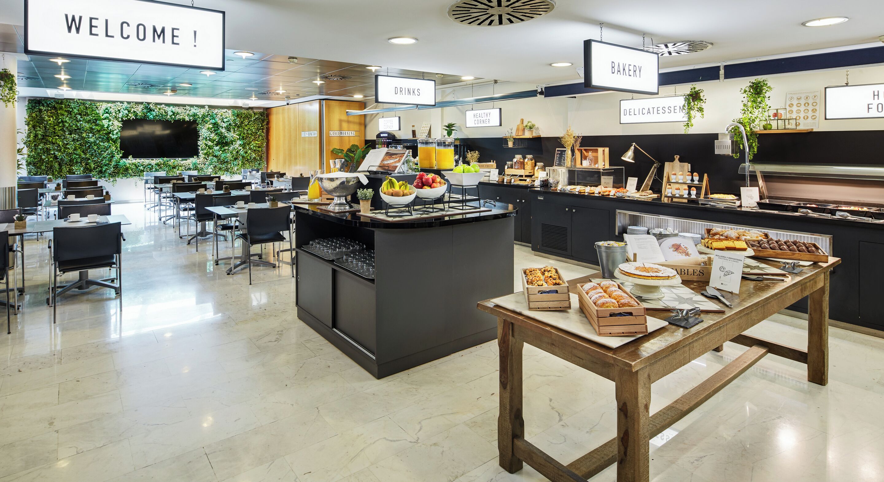 daily buffet breakfast (eur 16 per person)