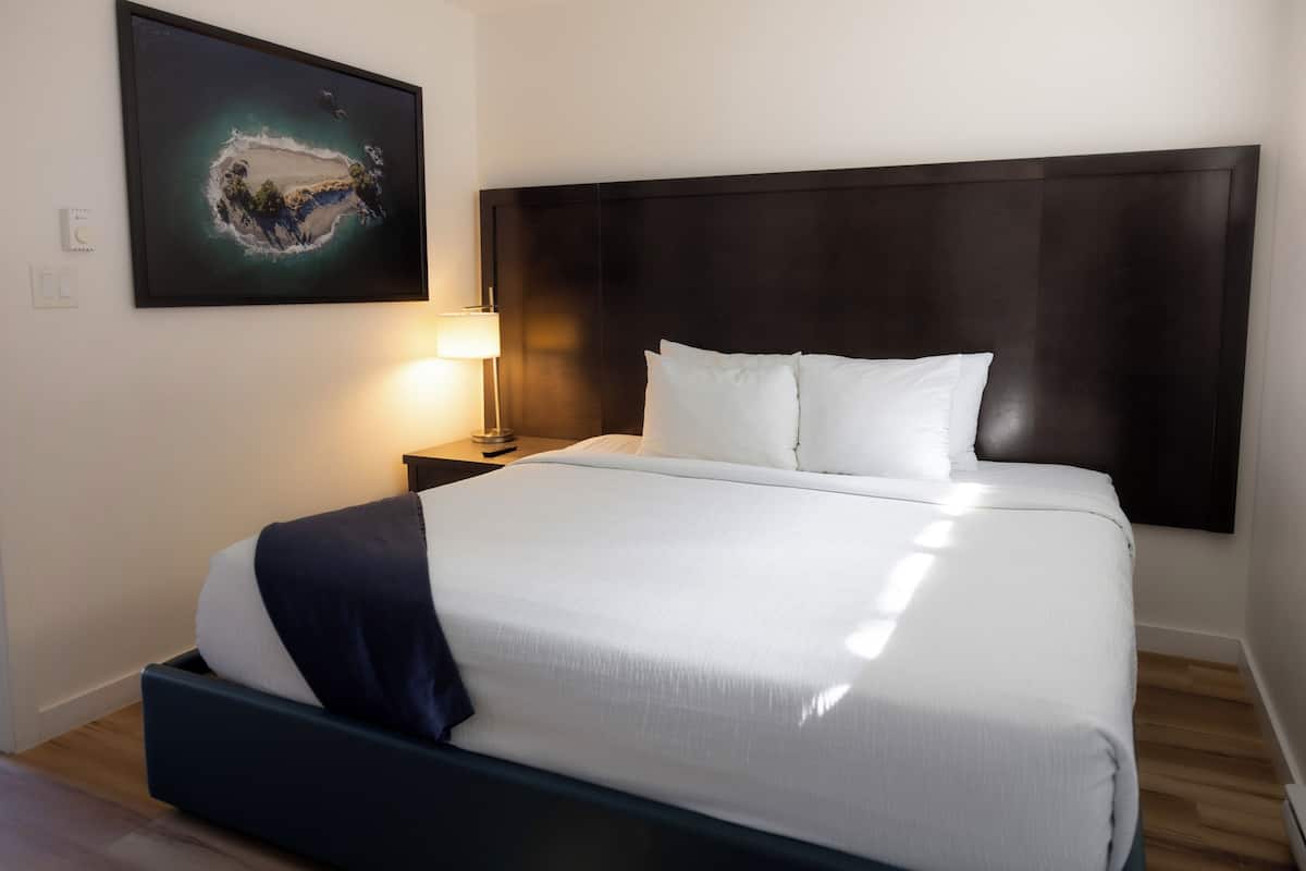 Chambre Standard, 1 trÚs grand lit et 1 canapé-lit | Surmatelas, bureau, fer et planche à repasser, Wi-Fi gratuit
