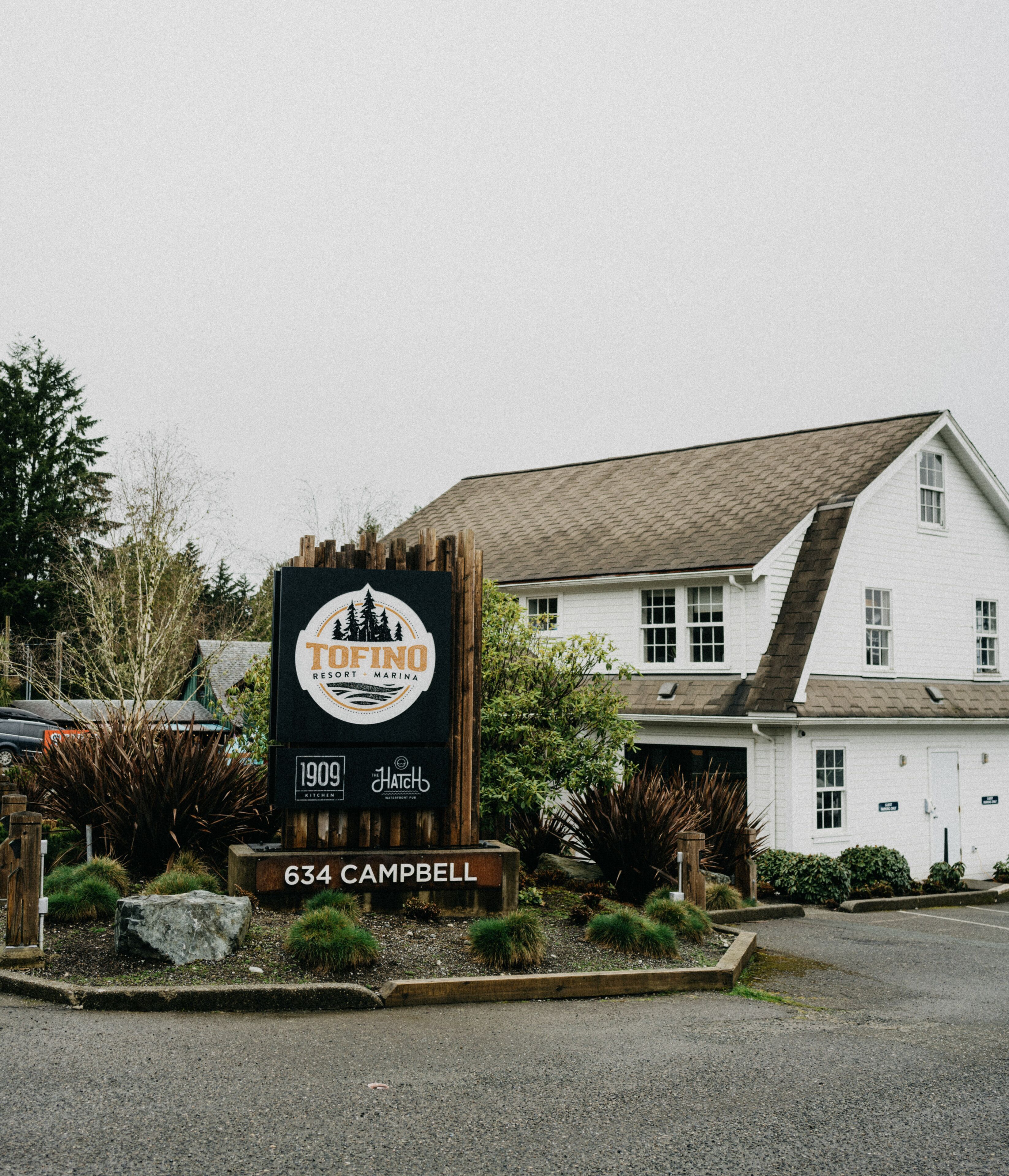 Façade de l’hébergement
