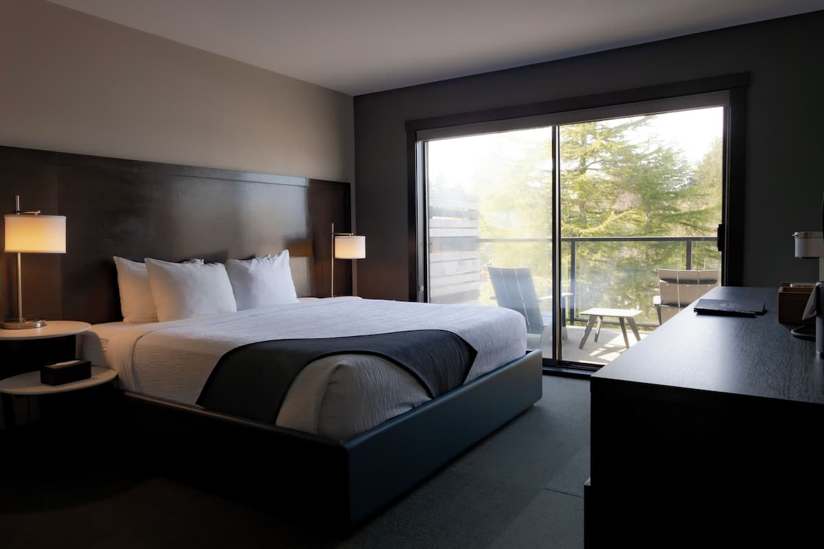 Chambre, 1 trÚs grand lit et 1 canapé-lit, balcon | Surmatelas, bureau, fer et planche à repasser, Wi-Fi gratuit