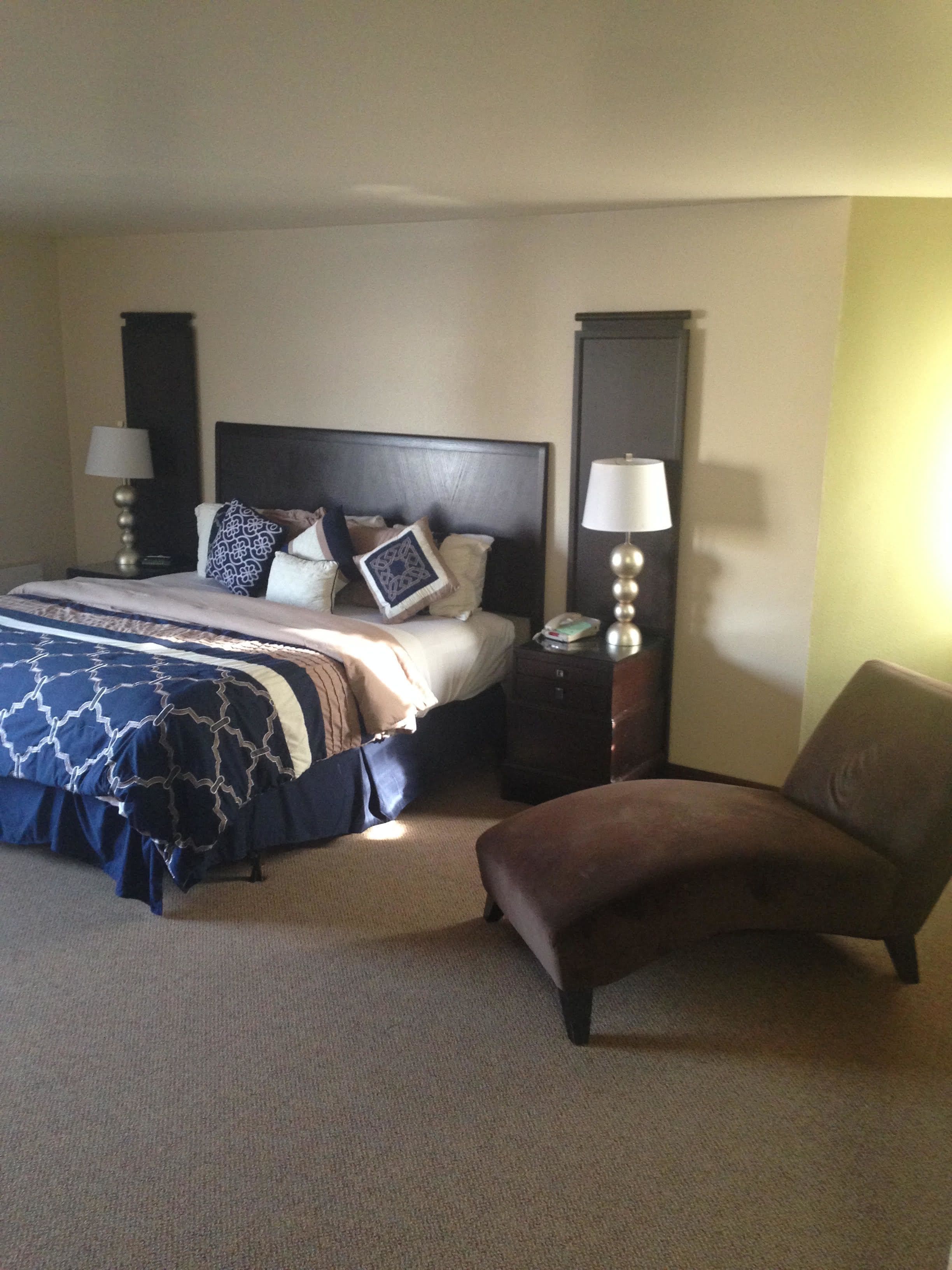 king suite, non smoking, not pet friendly | desk, blackout curtains, free wifi, bed sheets